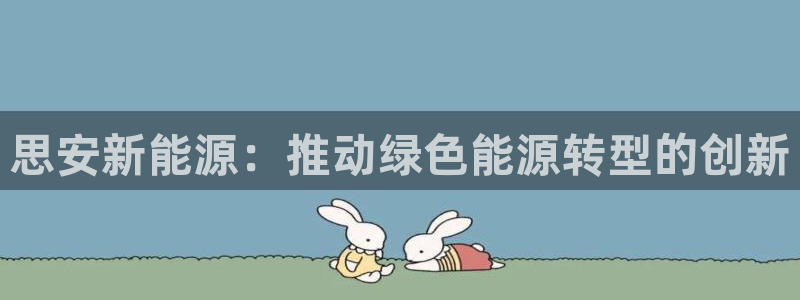 新宝gg登录登：思安新能源：推动绿色能源